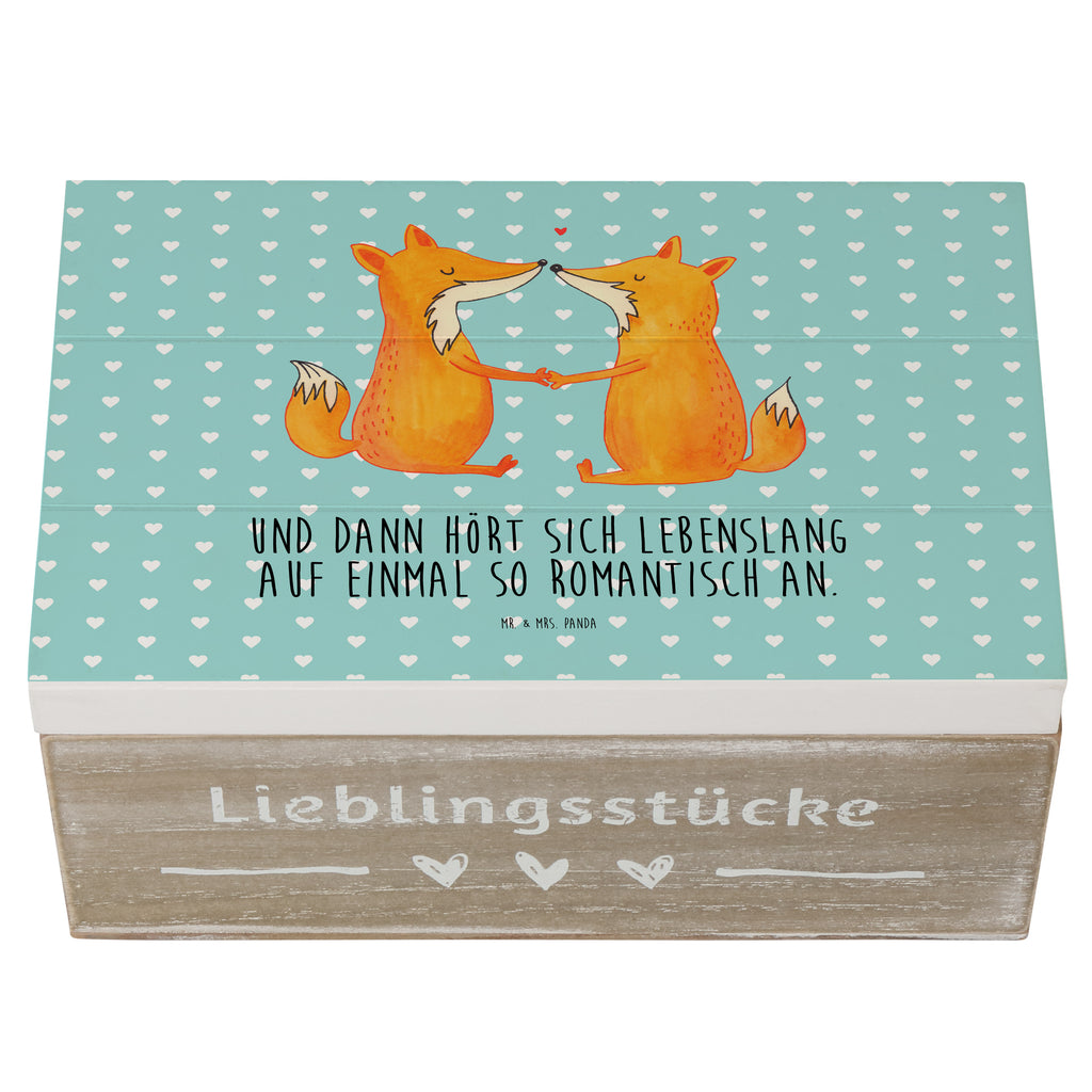 Holzkiste Füchse Liebe Holzkiste, Kiste, Schatzkiste, Truhe, Schatulle, XXL, Erinnerungsbox, Erinnerungskiste, Dekokiste, Aufbewahrungsbox, Fuchs, Füchse, Fox, Liebe, Liebespaar, Paar, Partner, Freundin, Freund, Ehe, Verlobte, Ehemann, Ehefrau, Liebesbeweis