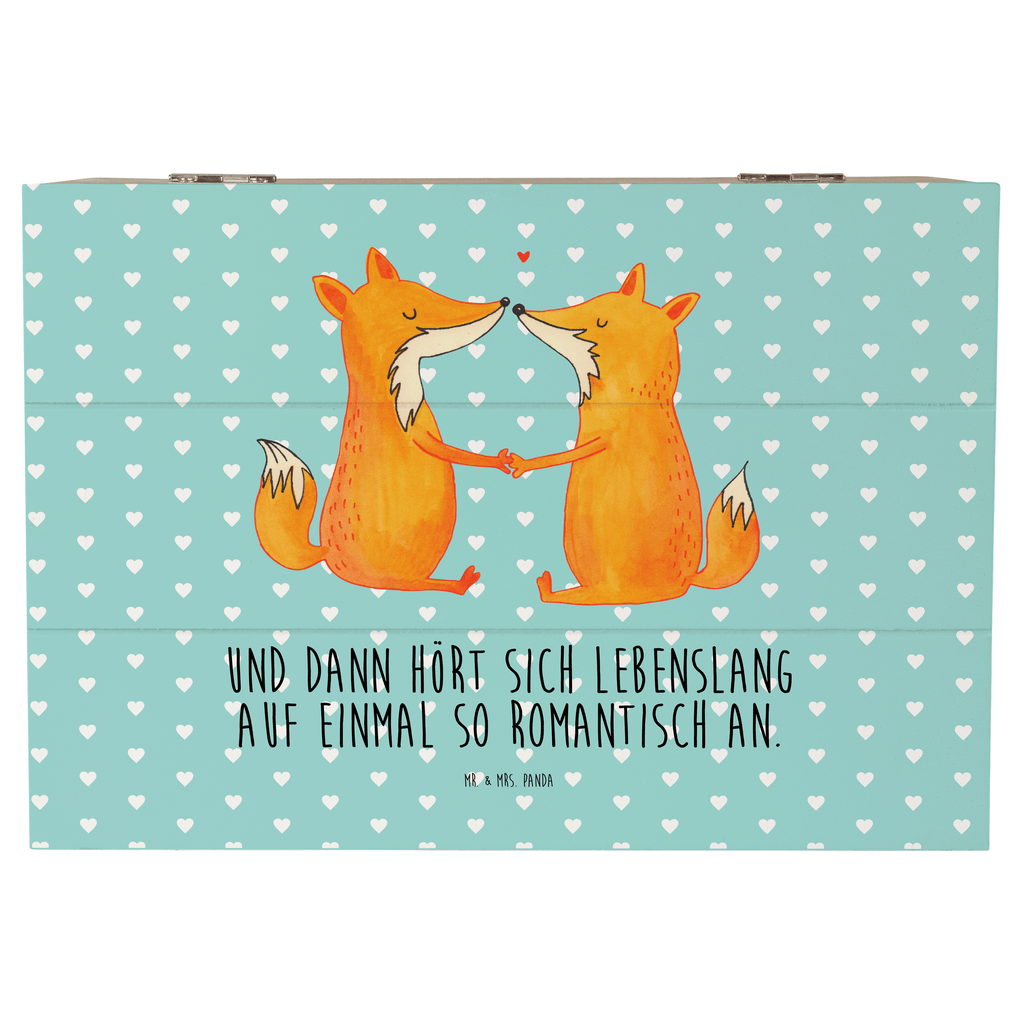 Holzkiste Füchse Liebe Holzkiste, Kiste, Schatzkiste, Truhe, Schatulle, XXL, Erinnerungsbox, Erinnerungskiste, Dekokiste, Aufbewahrungsbox, Fuchs, Füchse, Fox, Liebe, Liebespaar, Paar, Partner, Freundin, Freund, Ehe, Verlobte, Ehemann, Ehefrau, Liebesbeweis