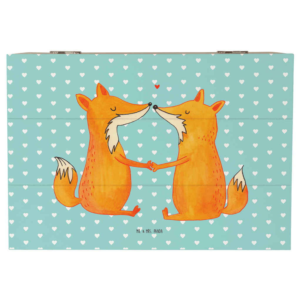 Holzkiste Füchse Liebe Holzkiste, Kiste, Schatzkiste, Truhe, Schatulle, XXL, Erinnerungsbox, Erinnerungskiste, Dekokiste, Aufbewahrungsbox, Fuchs, Füchse, Fox, Liebe, Liebespaar, Paar, Partner, Freundin, Freund, Ehe, Verlobte, Ehemann, Ehefrau, Liebesbeweis
