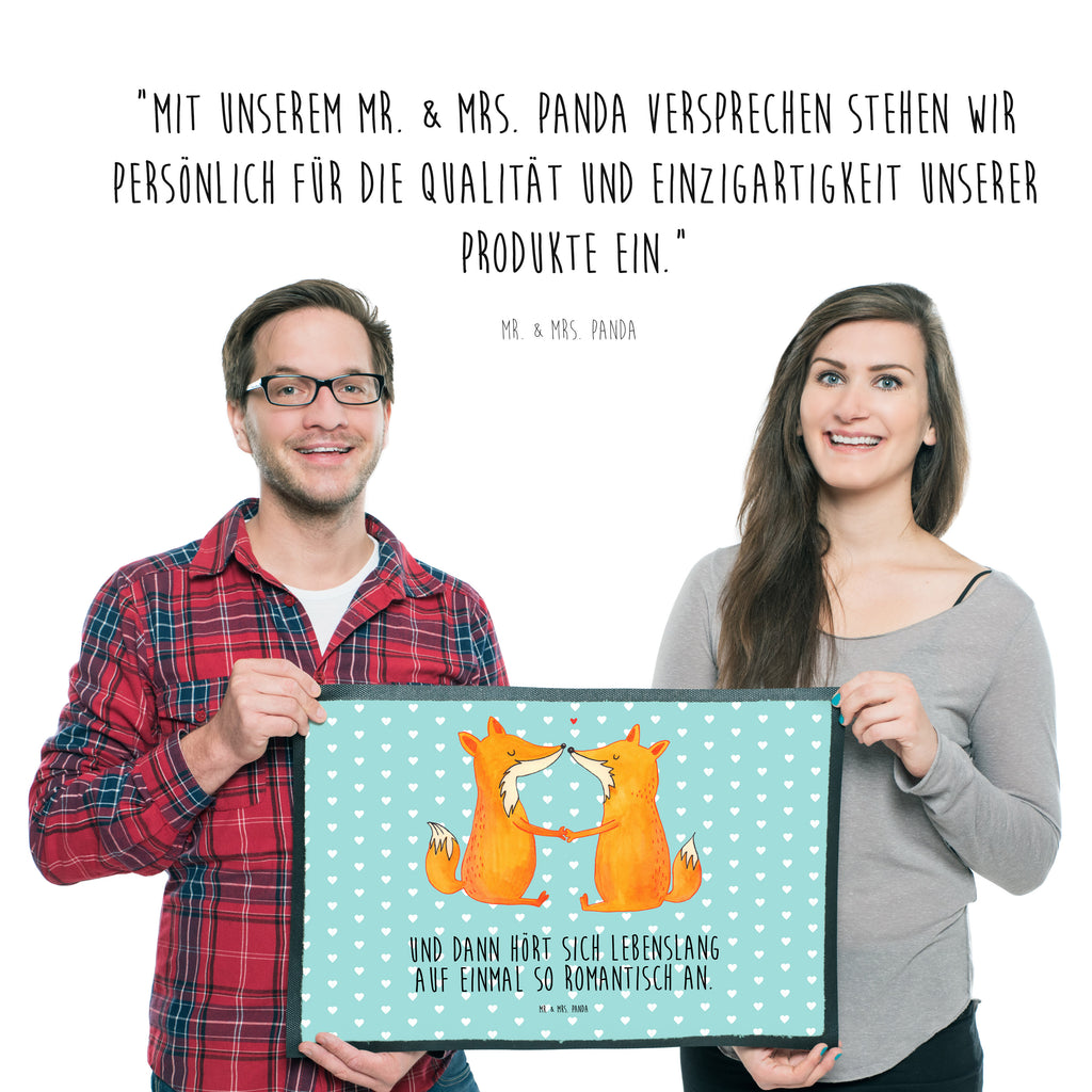 Fußmatte Füchse Liebe Fuchs, Füchse, Fox, Liebe, Liebespaar, Paar, Partner, Freundin, Freund, Ehe, Verlobte, Ehemann, Ehefrau, Liebesbeweis Türvorleger, Schmutzmatte, Fußabtreter, Matte, Schmutzfänger, Fußabstreifer, Schmutzfangmatte, Türmatte, Motivfußmatte,  Haustürmatte, Vorleger  Fuchs