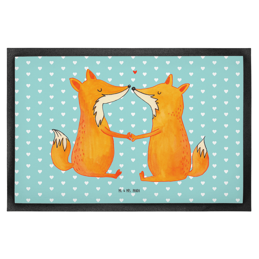 Fußmatte Füchse Liebe Fuchs, Füchse, Fox, Liebe, Liebespaar, Paar, Partner, Freundin, Freund, Ehe, Verlobte, Ehemann, Ehefrau, Liebesbeweis Türvorleger, Schmutzmatte, Fußabtreter, Matte, Schmutzfänger, Fußabstreifer, Schmutzfangmatte, Türmatte, Motivfußmatte,  Haustürmatte, Vorleger  Fuchs