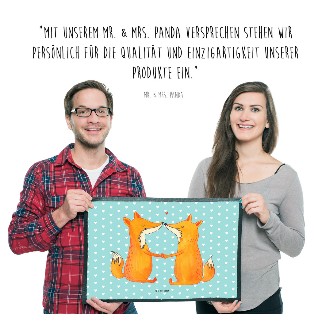 Fußmatte Füchse Liebe Fuchs, Füchse, Fox, Liebe, Liebespaar, Paar, Partner, Freundin, Freund, Ehe, Verlobte, Ehemann, Ehefrau, Liebesbeweis Türvorleger, Schmutzmatte, Fußabtreter, Matte, Schmutzfänger, Fußabstreifer, Schmutzfangmatte, Türmatte, Motivfußmatte,  Haustürmatte, Vorleger  Fuchs