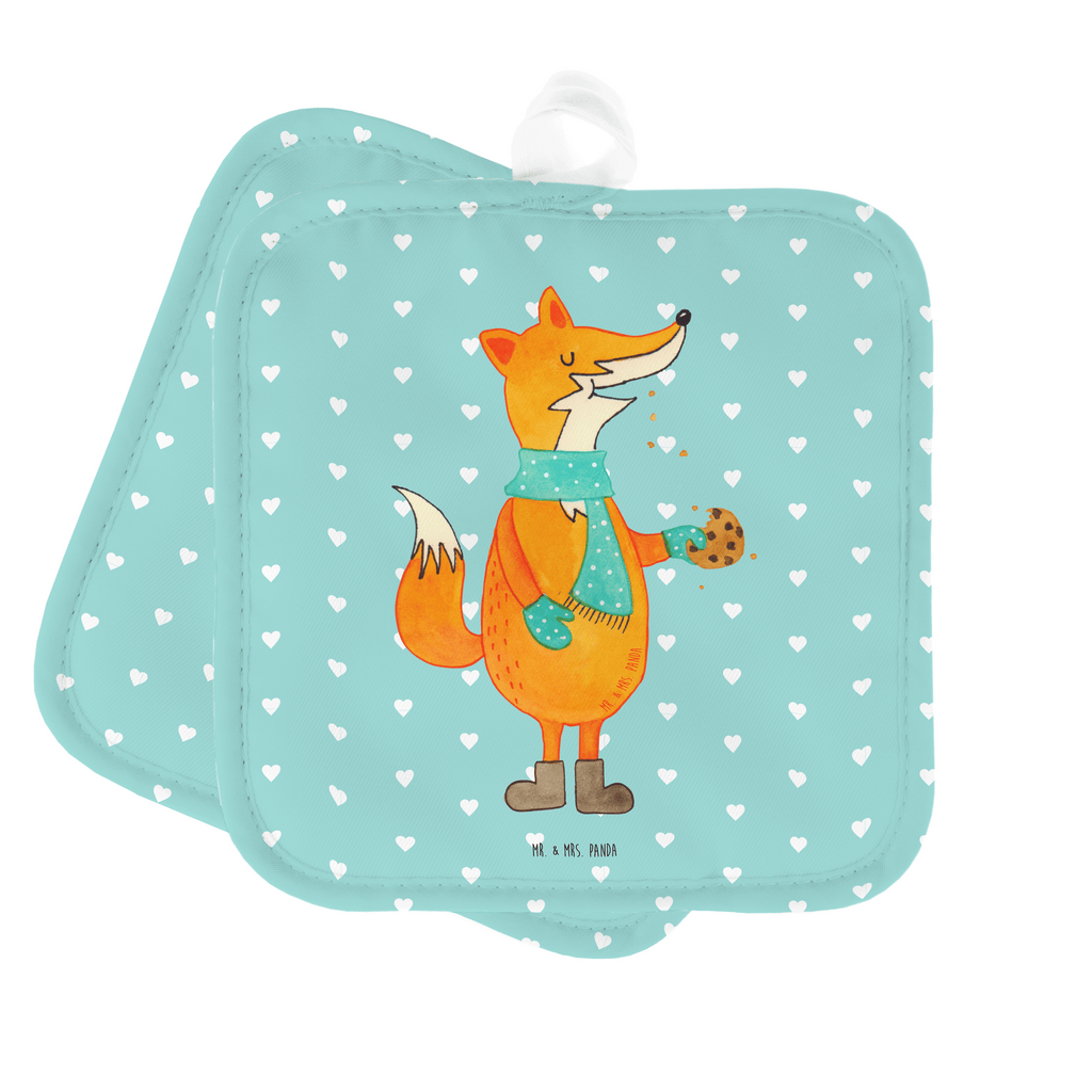 2er Set Topflappen  Fuchs Keks Topflappen, Topfuntersetzer, Ofenhandschuh, Topflappen Set, Topflappen lustig, Topflappen mit Spruch, Fuchs, Füchse, Backen Spruch, Kekse, Winter, Weihnachtszeit, Plätzchen, Liebe, Küche Deko