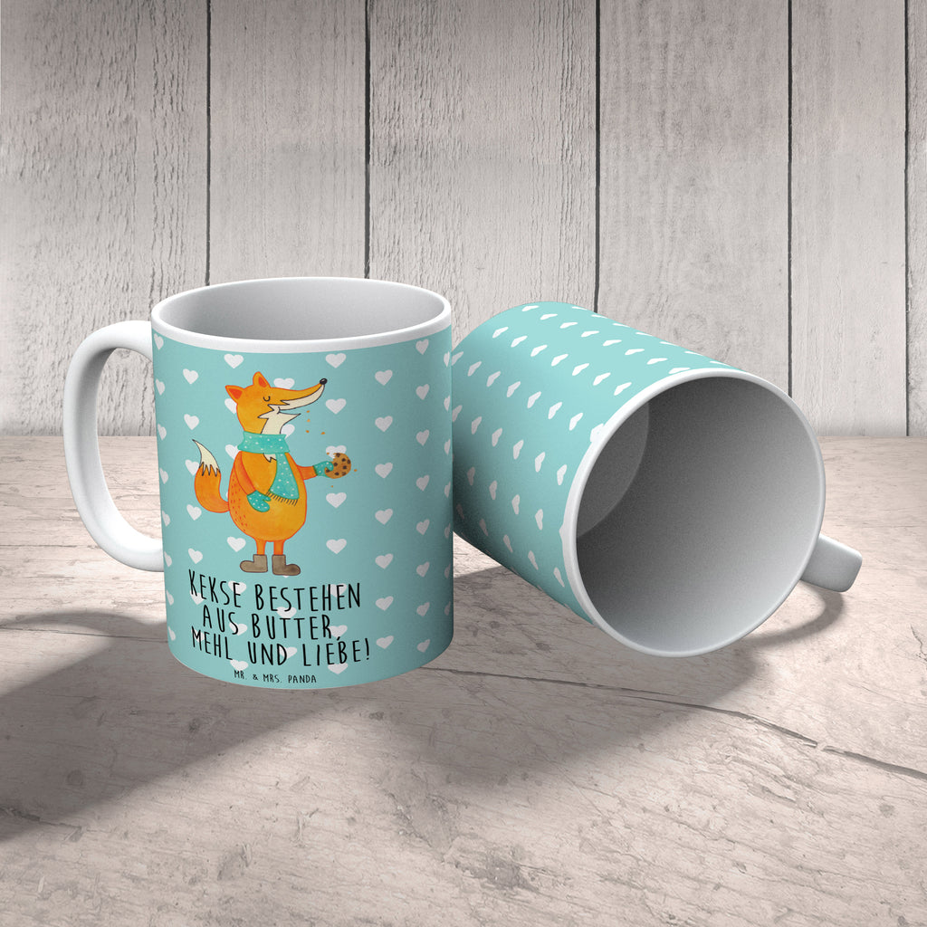 Tasse Fuchs Keks Fuchs, Füchse, Backen Spruch, Kekse, Winter, Weihnachtszeit, Plätzchen, Liebe, Küche Deko Becher, Kaffeetasse, Kaffeebecher, Tee, Frühstück, Büro  Fuchs