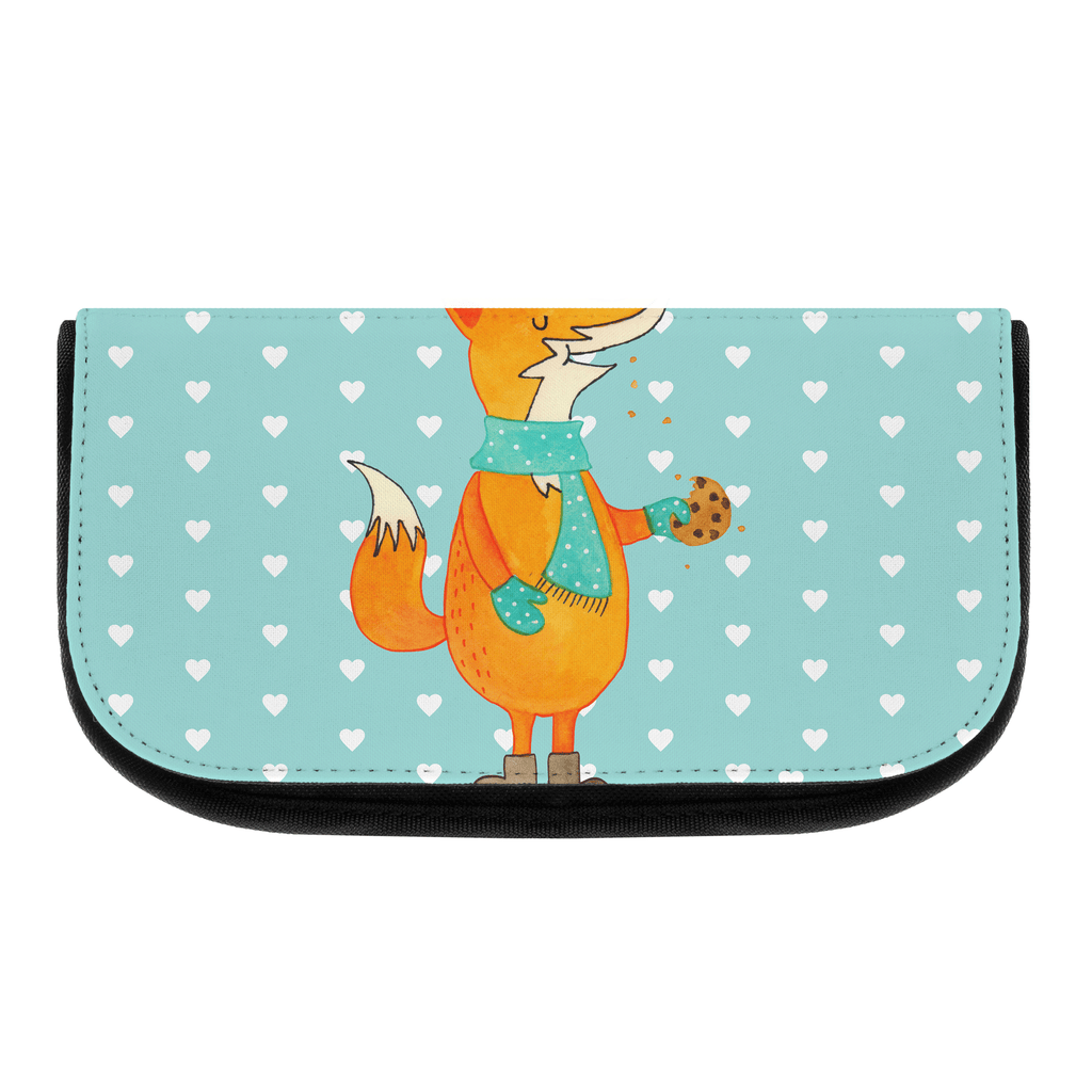 Kosmetiktasche Fuchs Keks Kosmetikbeutel, Kulturtasche, Kulturbeutel, Schminktasche, Make-Up Tasche, Fuchs, Füchse, Backen Spruch, Kekse, Winter, Weihnachtszeit, Plätzchen, Liebe, Küche Deko