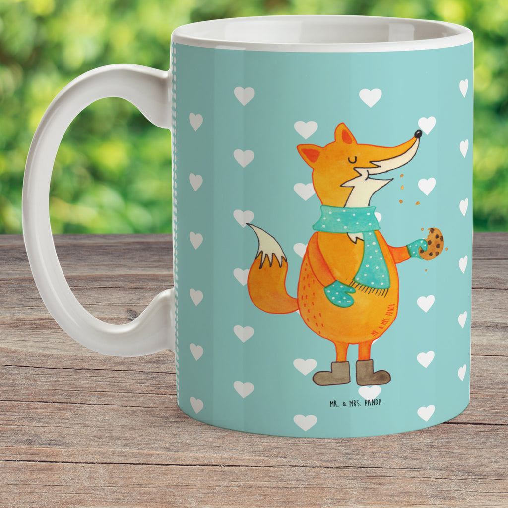 Kindertasse Fuchs Keks Kunststoff Tasse, Kindergarten, Tasse, Trinkbecher, Camping Becher, Kaffeetasse, Kunststoffbecher, Kindergartenbecher, Outdoorgeschirr, Kunststoffgeschirr, Reisebecher, Reisetasse, Kinderbecher, Fuchs, Füchse, Backen Spruch, Kekse, Winter, Weihnachtszeit, Plätzchen, Liebe, Küche Deko