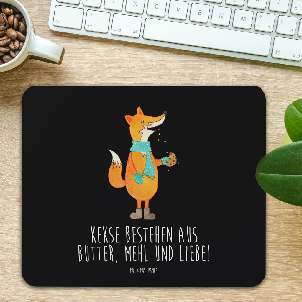 Mauspad Fuchs Keks Mousepad, Computer zubehör, Büroausstattung, PC Zubehör, Arbeitszimmer, Mauspad, Einzigartiges Mauspad, Designer Mauspad, Fuchs, Füchse, Backen Spruch, Kekse, Winter, Weihnachtszeit, Plätzchen, Liebe, Küche Deko