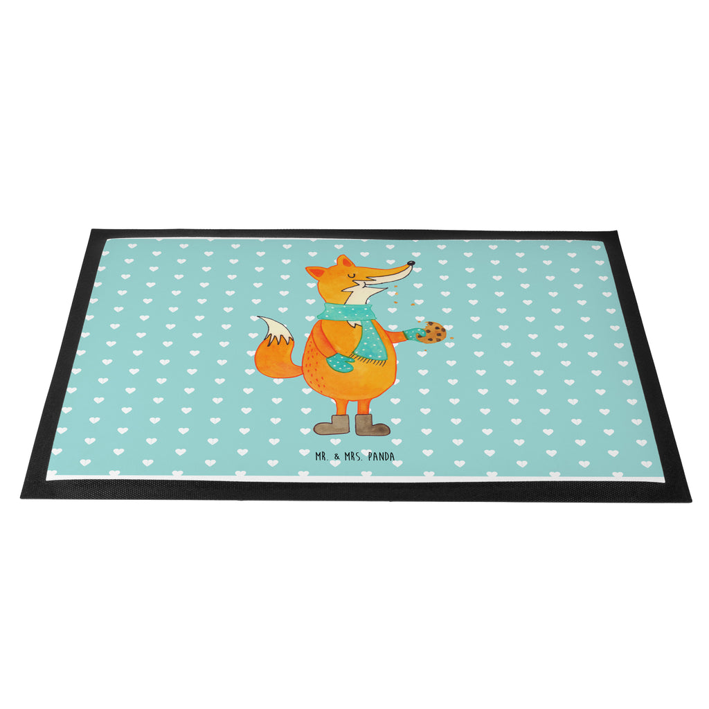 Fußmatte Fuchs Keks Fuchs, Füchse, Backen Spruch, Kekse, Winter, Weihnachtszeit, Plätzchen, Liebe, Küche Deko Türvorleger, Schmutzmatte, Fußabtreter, Matte, Schmutzfänger, Fußabstreifer, Schmutzfangmatte, Türmatte, Motivfußmatte,  Haustürmatte, Vorleger  Fuchs