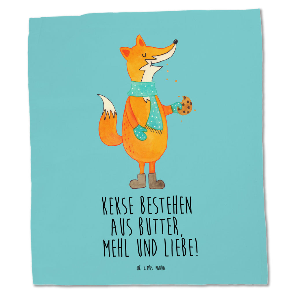 Tragetasche Fuchs Keks Beuteltasche, Beutel, Einkaufstasche, Jutebeutel, Stoffbeutel, Fuchs, Füchse, Backen Spruch, Kekse, Winter, Weihnachtszeit, Plätzchen, Liebe, Küche Deko