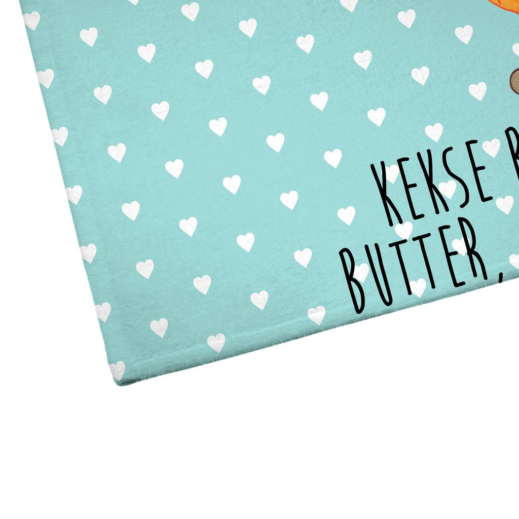 50 x 100 Handtuch Fuchs Keks Handtuch, Badehandtuch, Badezimmer, Handtücher, groß, Kinder, Baby, Fuchs, Füchse, Backen Spruch, Kekse, Winter, Weihnachtszeit, Plätzchen, Liebe, Küche Deko