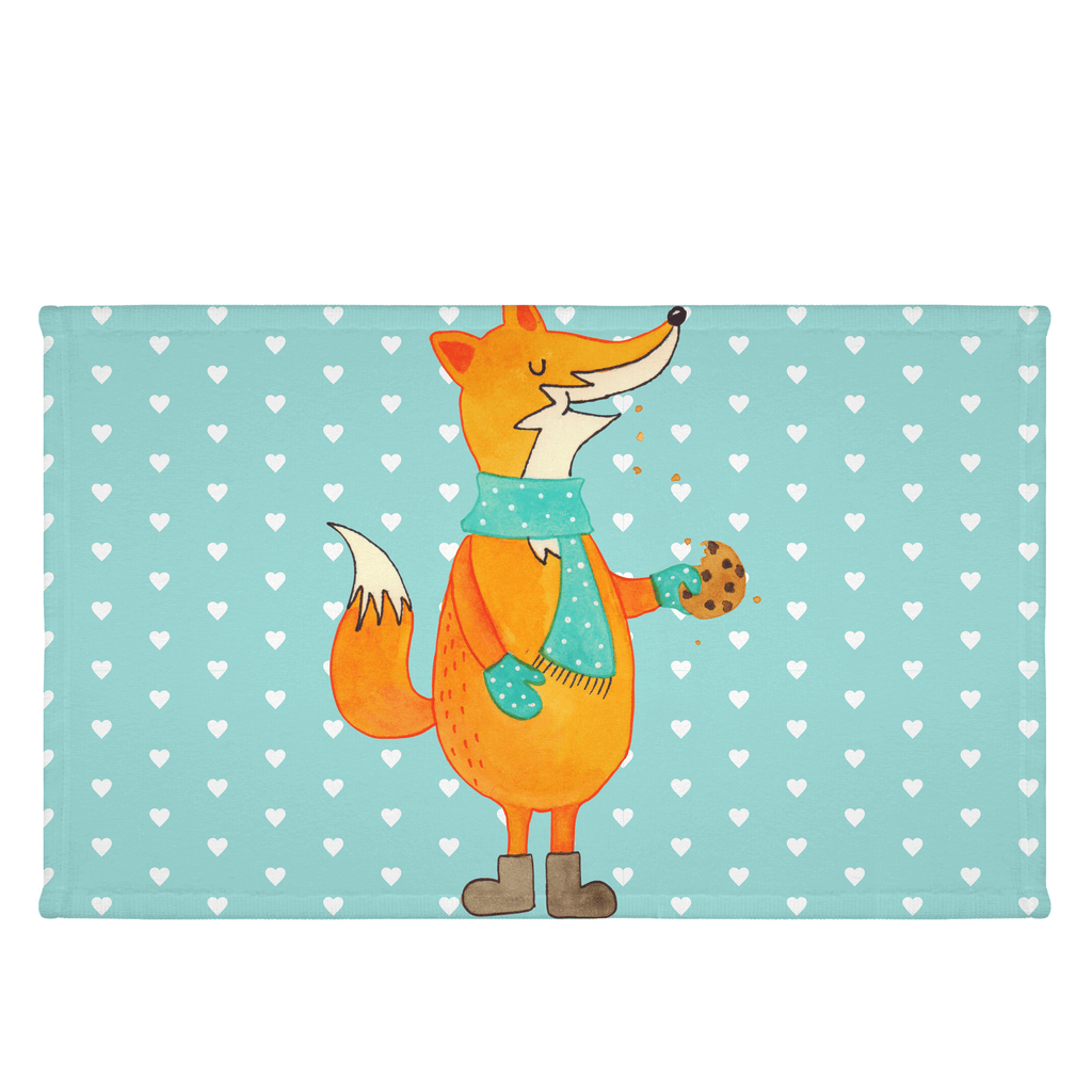 50 x 100 Handtuch Fuchs Keks Handtuch, Badehandtuch, Badezimmer, Handtücher, groß, Kinder, Baby, Fuchs, Füchse, Backen Spruch, Kekse, Winter, Weihnachtszeit, Plätzchen, Liebe, Küche Deko
