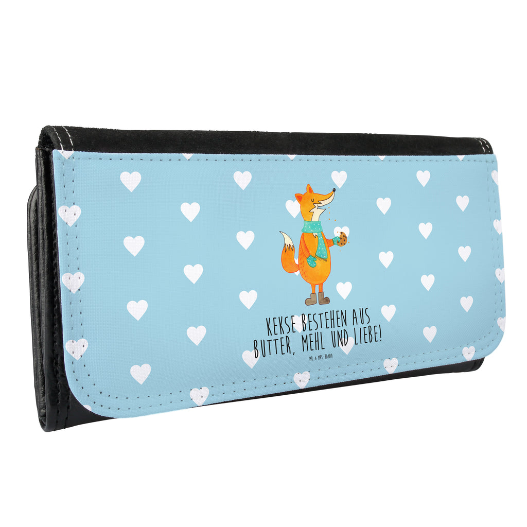 Damen Portemonnaie Fuchs Keks Portemonnaie, Portemonee, Geldbörse, Damen, Groß, XXL, Geldbeutel, Portemonnaies, Fuchs, Füchse, Backen Spruch, Kekse, Winter, Weihnachtszeit, Plätzchen, Liebe, Küche Deko