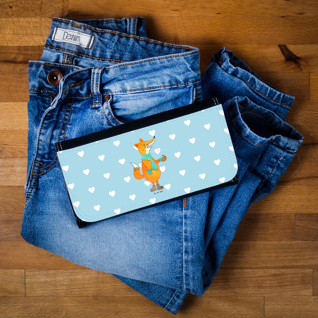 Damen Portemonnaie Fuchs Keks Portemonnaie, Portemonee, Geldbörse, Damen, Groß, XXL, Geldbeutel, Portemonnaies, Fuchs, Füchse, Backen Spruch, Kekse, Winter, Weihnachtszeit, Plätzchen, Liebe, Küche Deko