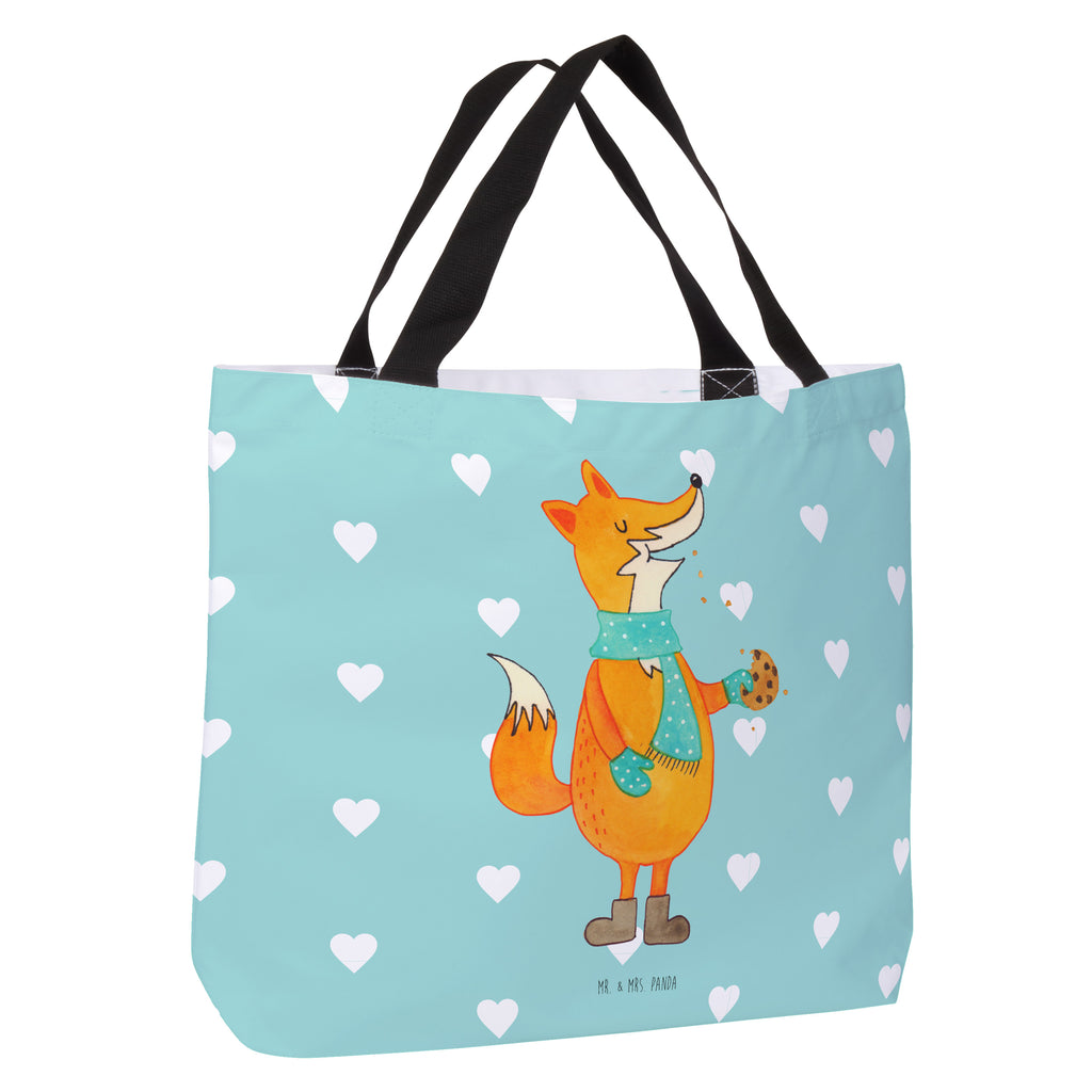 Shopper Fuchs Keks Beutel, Einkaufstasche, Tasche, Strandtasche, Einkaufsbeutel, Shopper, Schultasche, Freizeittasche, Tragebeutel, Schulbeutel, Alltagstasche, Fuchs, Füchse, Backen Spruch, Kekse, Winter, Weihnachtszeit, Plätzchen, Liebe, Küche Deko