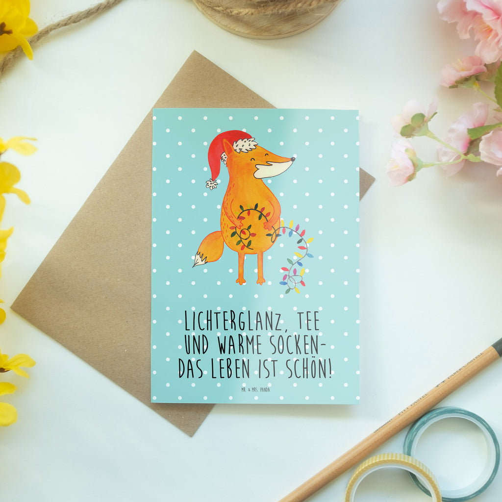 Grußkarte Fuchs Weihnachten Klappkarte, Einladungskarte, Glückwunschkarte, Hochzeitskarte, Geburtstagskarte, Karte, Winter, Weihnachten, Weihnachtsdeko, Nikolaus, Advent, Heiligabend, Wintermotiv, Fuchs, Füchse, Spruch schön, Geschenk Weihnachten, Weihnachtsmann, Weihnachtszeit