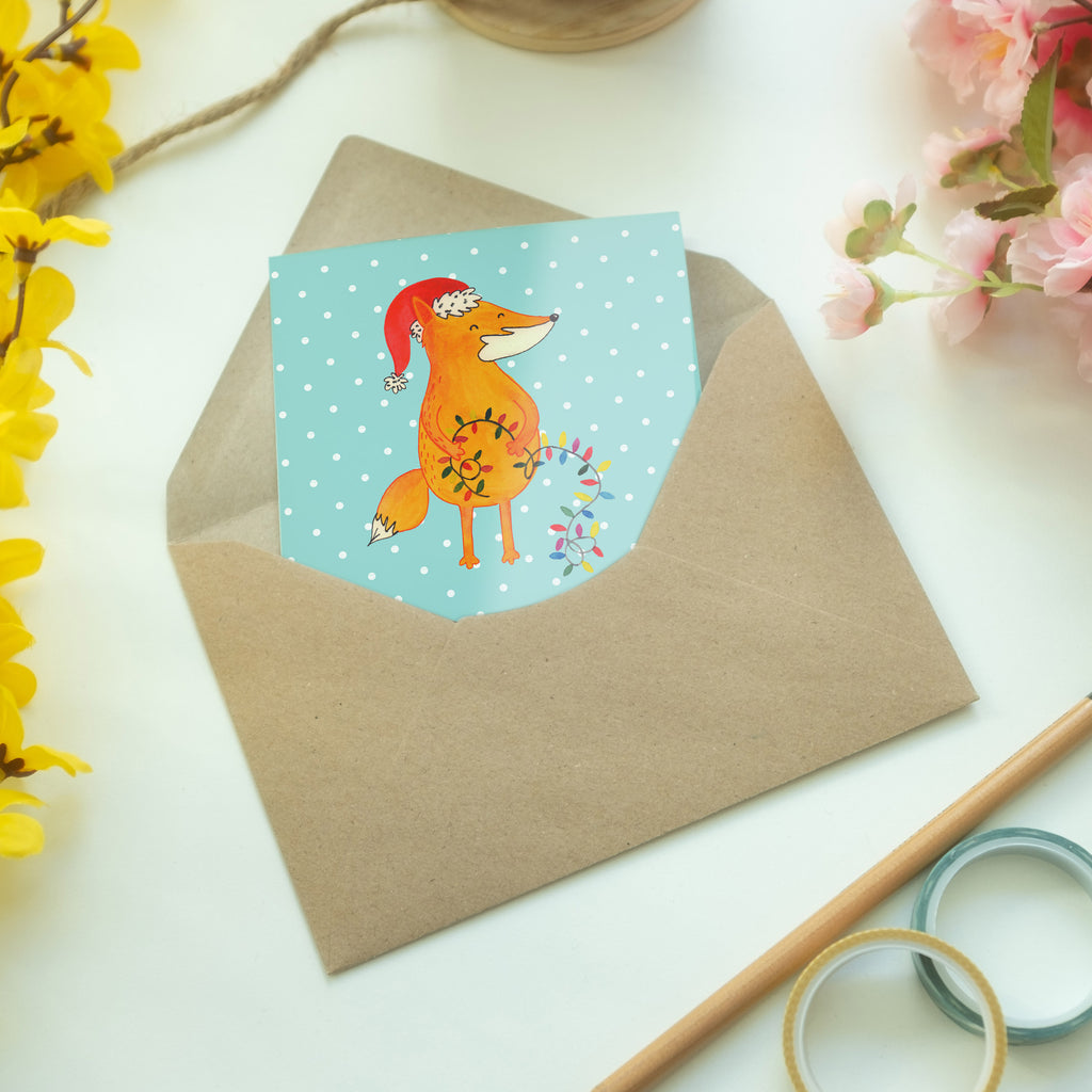 Grußkarte Fuchs Weihnachten Klappkarte, Einladungskarte, Glückwunschkarte, Hochzeitskarte, Geburtstagskarte, Karte, Winter, Weihnachten, Weihnachtsdeko, Nikolaus, Advent, Heiligabend, Wintermotiv, Fuchs, Füchse, Spruch schön, Geschenk Weihnachten, Weihnachtsmann, Weihnachtszeit