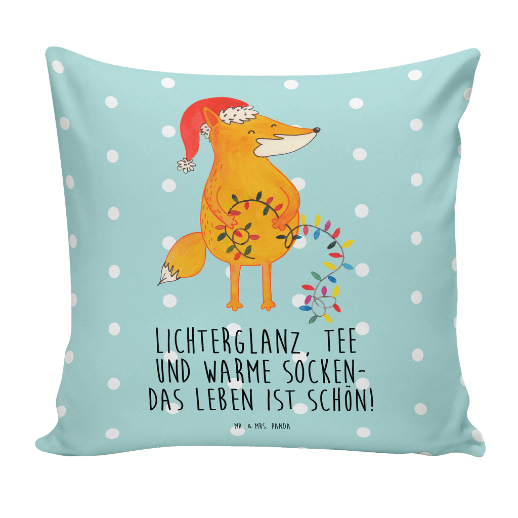 40x40 Kissen Fuchs Weihnachten Kissenhülle, Kopfkissen, Sofakissen, Dekokissen, Motivkissen, Winter, Weihnachten, Weihnachtsdeko, Nikolaus, Advent, Heiligabend, Wintermotiv, Fuchs, Füchse, Spruch schön, Geschenk Weihnachten, Weihnachtsmann, Weihnachtszeit
