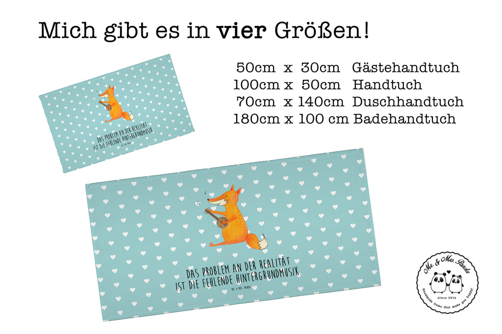 Gäste Handtuch Fuchs Gitarre Gästetuch, Reisehandtuch, Sport Handtuch, Frottier, Kinder Handtuch, Fuchs, Füchse, Geschenk Musiker, Musik Spruch, Musikerin, Sänger, Sängerin, Gitarre