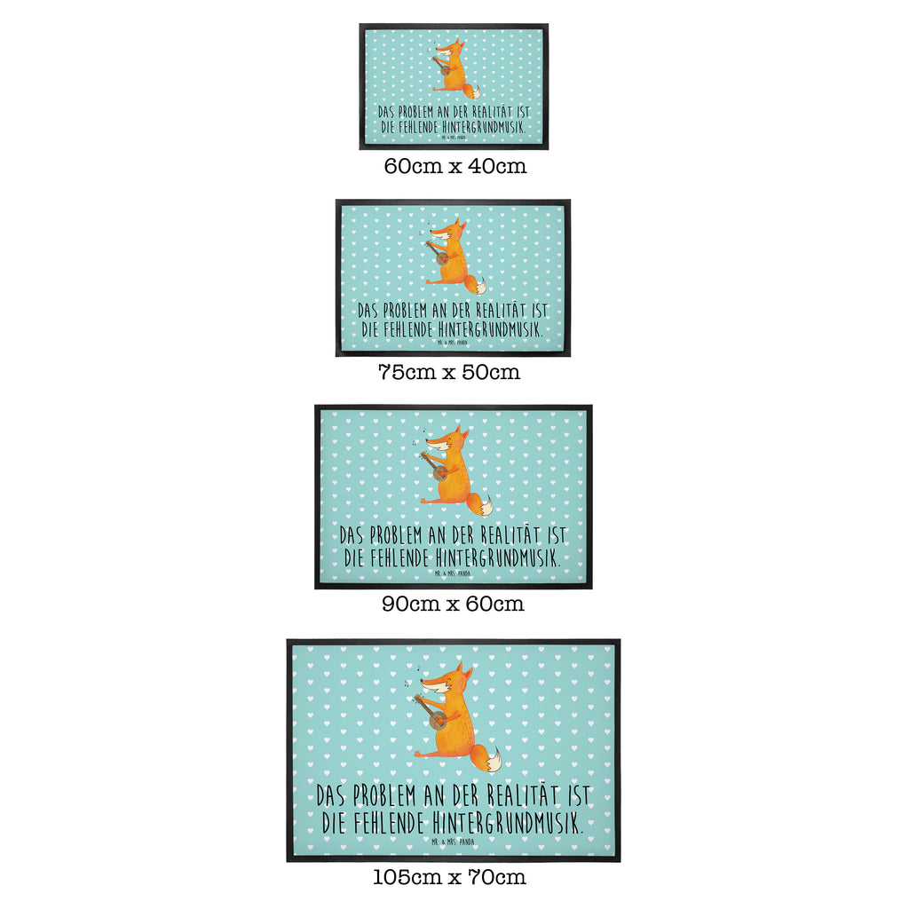 Fußmatte Fuchs Gitarre Fuchs, Füchse, Geschenk Musiker, Musik Spruch, Musikerin, Sänger, Sängerin, Gitarre,  Türvorleger, Schmutzmatte, Fußabtreter, Matte, Schmutzfänger, Fußabstreifer, Schmutzfangmatte, Türmatte, Motivfußmatte,  Haustürmatte, Vorleger  Fuchs