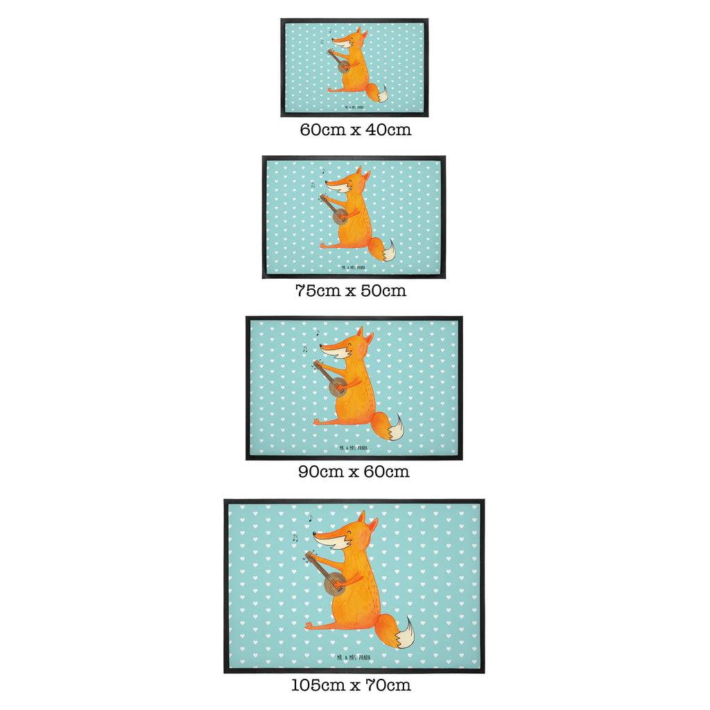 Fußmatte Fuchs Gitarre Fuchs, Füchse, Geschenk Musiker, Musik Spruch, Musikerin, Sänger, Sängerin, Gitarre,  Türvorleger, Schmutzmatte, Fußabtreter, Matte, Schmutzfänger, Fußabstreifer, Schmutzfangmatte, Türmatte, Motivfußmatte,  Haustürmatte, Vorleger  Fuchs