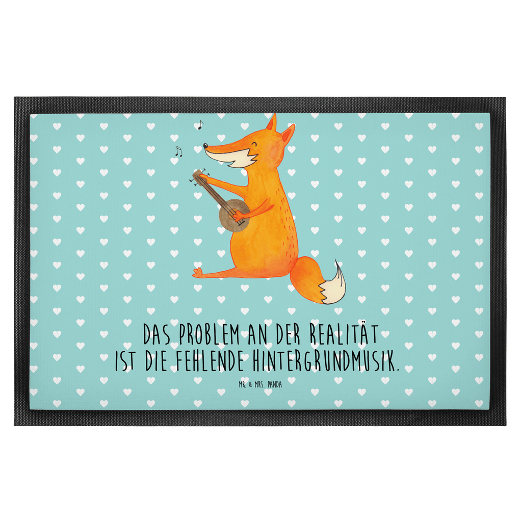 Fußmatte Fuchs Gitarre Fuchs, Füchse, Geschenk Musiker, Musik Spruch, Musikerin, Sänger, Sängerin, Gitarre,  Türvorleger, Schmutzmatte, Fußabtreter, Matte, Schmutzfänger, Fußabstreifer, Schmutzfangmatte, Türmatte, Motivfußmatte,  Haustürmatte, Vorleger  Fuchs