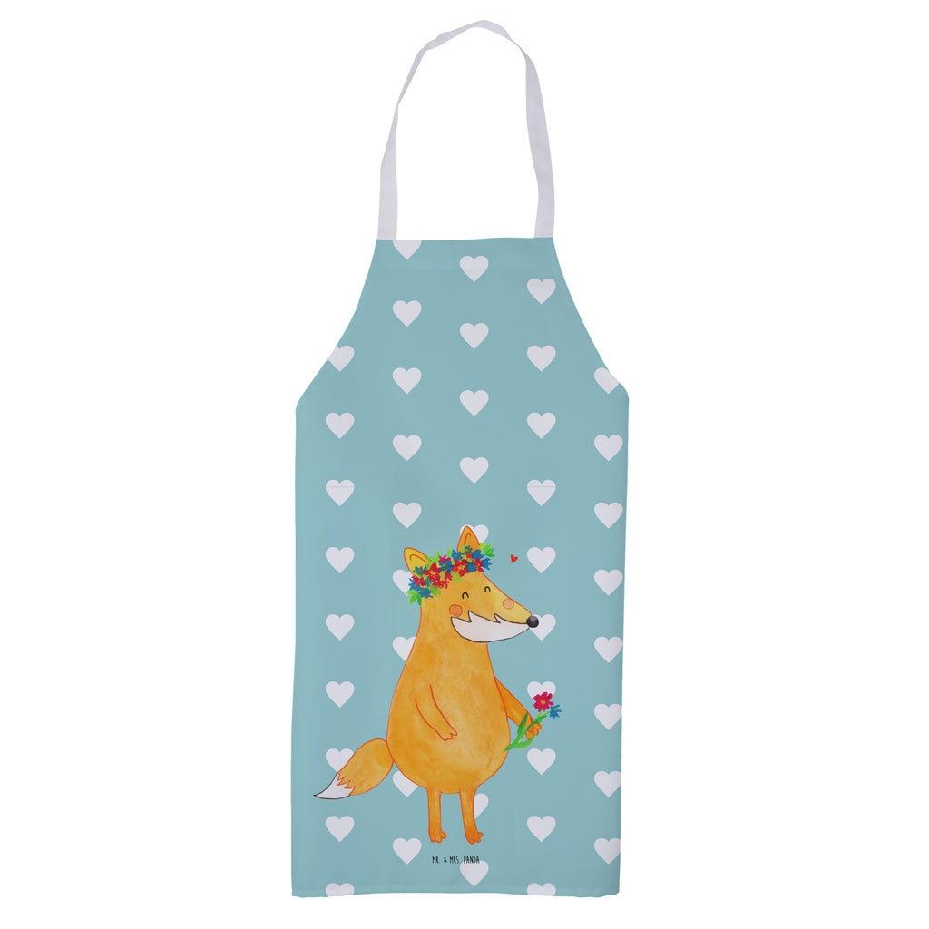 Kochschürze Fuchs Blumenliebe Schürze, Backschürze, Küchenschürze, Grillschürze, Latzschürze, Fuchs, Füchse, Fox, Liebe, Freundin, Fuchsmädchen, Blumenmädchen, Freundinnen, Liebesbeweis, Blume, Blumen, Motivation, Freude, ich, mich, Selbstliebe