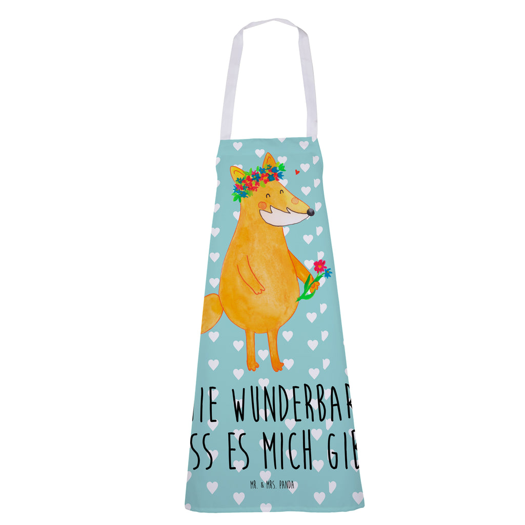 Kochschürze Fuchs Blumenliebe Schürze, Backschürze, Küchenschürze, Grillschürze, Latzschürze, Fuchs, Füchse, Fox, Liebe, Freundin, Fuchsmädchen, Blumenmädchen, Freundinnen, Liebesbeweis, Blume, Blumen, Motivation, Freude, ich, mich, Selbstliebe