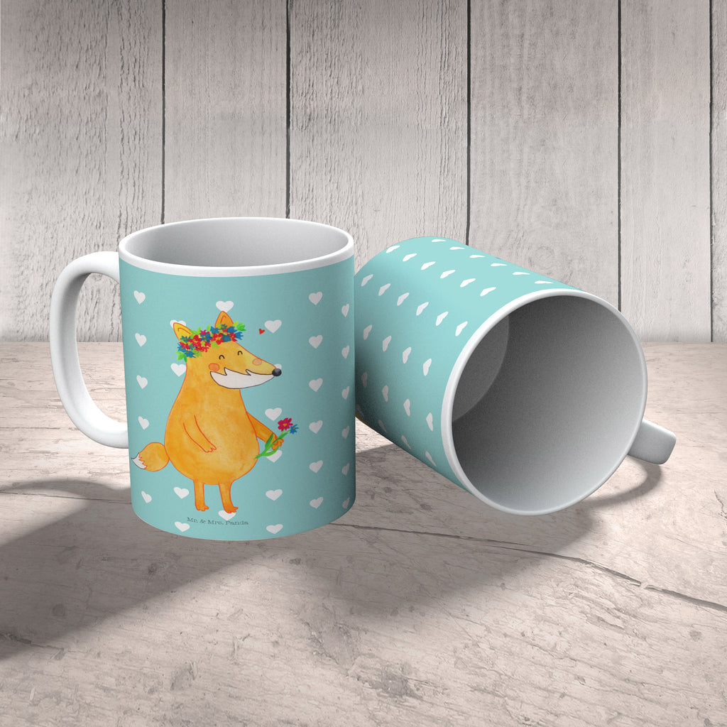 Kindertasse Fuchs Blumenliebe Kunststoff Tasse, Kindergarten, Tasse, Trinkbecher, Camping Becher, Kaffeetasse, Kunststoffbecher, Kindergartenbecher, Outdoorgeschirr, Kunststoffgeschirr, Reisebecher, Reisetasse, Kinderbecher, Fuchs, Füchse, Fox, Liebe, Freundin, Fuchsmädchen, Blumenmädchen, Freundinnen, Liebesbeweis, Blume, Blumen, Motivation, Freude, ich, mich, Selbstliebe