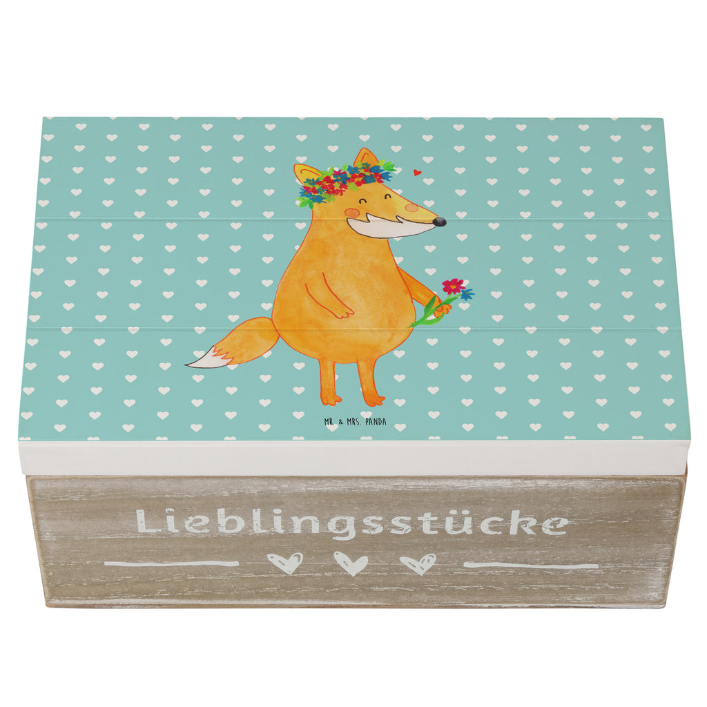 Holzkiste Fuchs Blumenliebe Holzkiste, Kiste, Schatzkiste, Truhe, Schatulle, XXL, Erinnerungsbox, Erinnerungskiste, Dekokiste, Aufbewahrungsbox, Fuchs, Füchse, Fox, Liebe, Freundin, Fuchsmädchen, Blumenmädchen, Freundinnen, Liebesbeweis, Blume, Blumen, Motivation, Freude, ich, mich, Selbstliebe