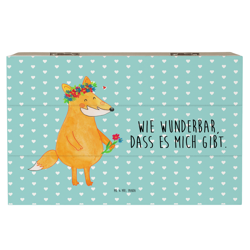 Holzkiste Fuchs Blumenliebe Holzkiste, Kiste, Schatzkiste, Truhe, Schatulle, XXL, Erinnerungsbox, Erinnerungskiste, Dekokiste, Aufbewahrungsbox, Fuchs, Füchse, Fox, Liebe, Freundin, Fuchsmädchen, Blumenmädchen, Freundinnen, Liebesbeweis, Blume, Blumen, Motivation, Freude, ich, mich, Selbstliebe