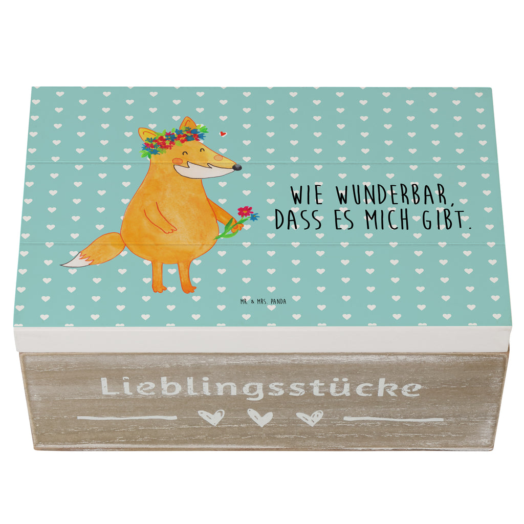 Holzkiste Fuchs Blumenliebe Holzkiste, Kiste, Schatzkiste, Truhe, Schatulle, XXL, Erinnerungsbox, Erinnerungskiste, Dekokiste, Aufbewahrungsbox, Fuchs, Füchse, Fox, Liebe, Freundin, Fuchsmädchen, Blumenmädchen, Freundinnen, Liebesbeweis, Blume, Blumen, Motivation, Freude, ich, mich, Selbstliebe