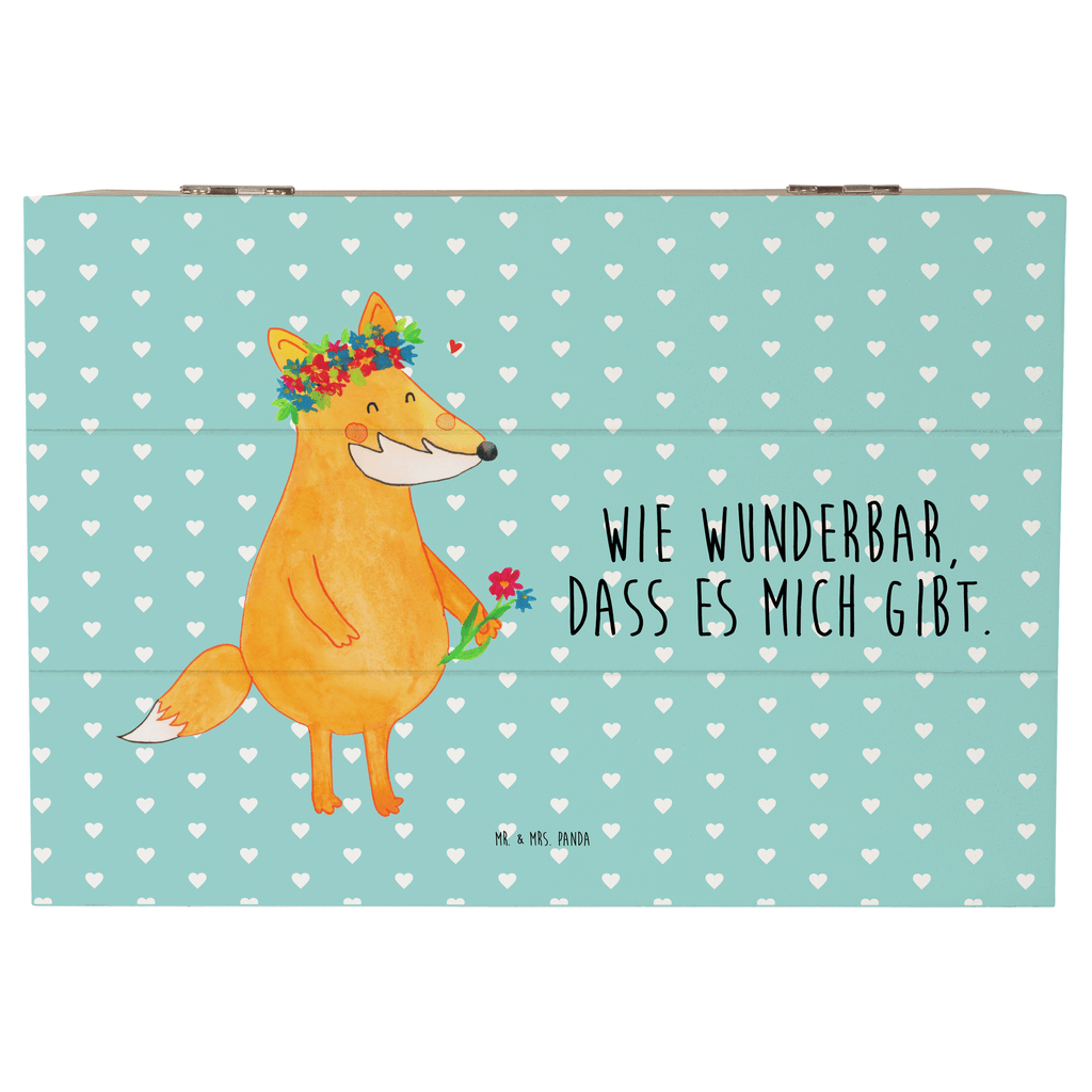 Holzkiste Fuchs Blumenliebe Holzkiste, Kiste, Schatzkiste, Truhe, Schatulle, XXL, Erinnerungsbox, Erinnerungskiste, Dekokiste, Aufbewahrungsbox, Fuchs, Füchse, Fox, Liebe, Freundin, Fuchsmädchen, Blumenmädchen, Freundinnen, Liebesbeweis, Blume, Blumen, Motivation, Freude, ich, mich, Selbstliebe