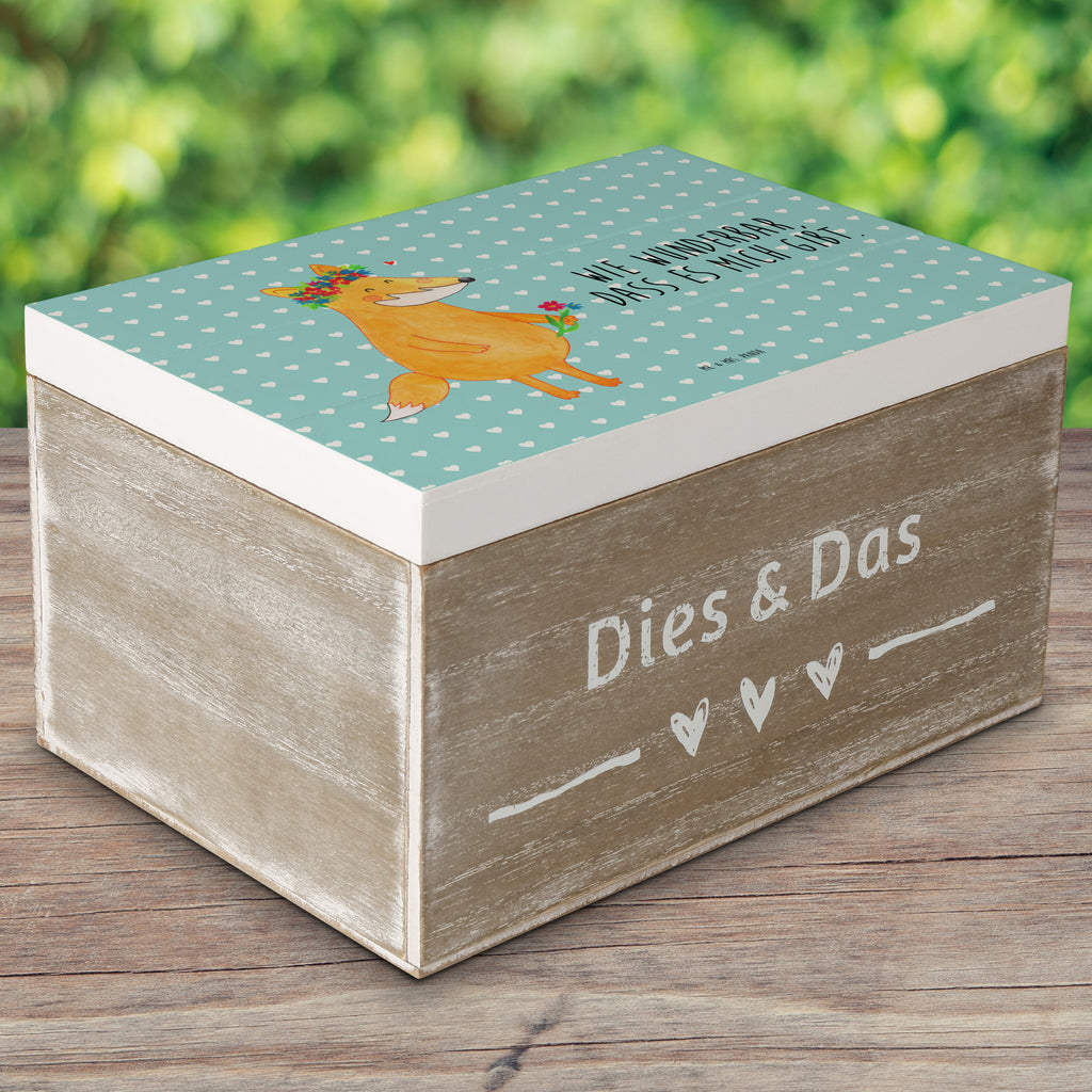 Holzkiste Fuchs Blumenliebe Holzkiste, Kiste, Schatzkiste, Truhe, Schatulle, XXL, Erinnerungsbox, Erinnerungskiste, Dekokiste, Aufbewahrungsbox, Fuchs, Füchse, Fox, Liebe, Freundin, Fuchsmädchen, Blumenmädchen, Freundinnen, Liebesbeweis, Blume, Blumen, Motivation, Freude, ich, mich, Selbstliebe