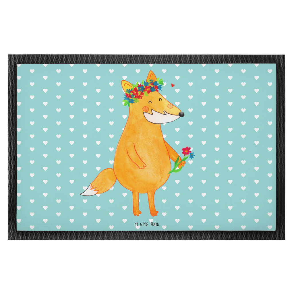 Fußmatte Fuchs Blumenliebe Fuchs, Füchse, Fox, Liebe, Freundin, Fuchsmädchen, Blumenmädchen, Freundinnen, Liebesbeweis, Blume, Blumen, Motivation, Freude, ich, mich, Selbstliebe, Freude Türvorleger, Schmutzmatte, Fußabtreter, Matte, Schmutzfänger, Fußabstreifer, Schmutzfangmatte, Türmatte, Motivfußmatte,  Haustürmatte, Vorleger  Fuchs