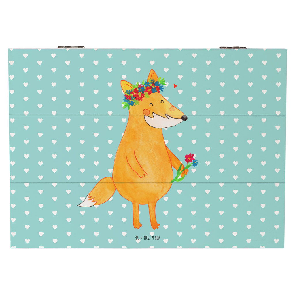 Holzkiste Fuchs Blumenliebe Holzkiste, Kiste, Schatzkiste, Truhe, Schatulle, XXL, Erinnerungsbox, Erinnerungskiste, Dekokiste, Aufbewahrungsbox, Fuchs, Füchse, Fox, Liebe, Freundin, Fuchsmädchen, Blumenmädchen, Freundinnen, Liebesbeweis, Blume, Blumen, Motivation, Freude, ich, mich, Selbstliebe