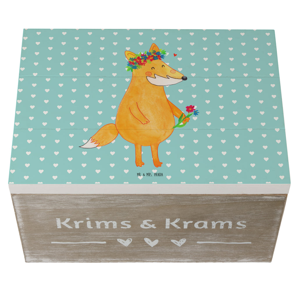 Holzkiste Fuchs Blumenliebe Holzkiste, Kiste, Schatzkiste, Truhe, Schatulle, XXL, Erinnerungsbox, Erinnerungskiste, Dekokiste, Aufbewahrungsbox, Fuchs, Füchse, Fox, Liebe, Freundin, Fuchsmädchen, Blumenmädchen, Freundinnen, Liebesbeweis, Blume, Blumen, Motivation, Freude, ich, mich, Selbstliebe