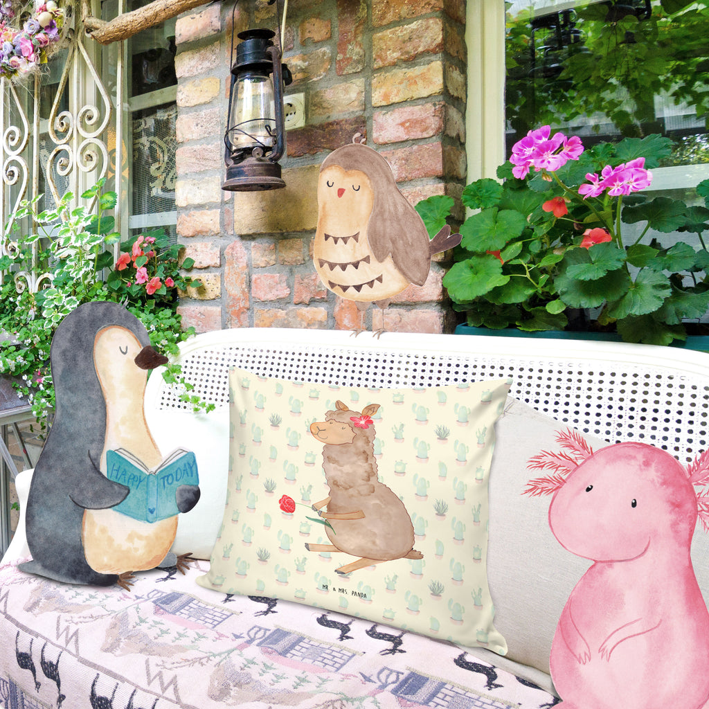 40x40 Kissen Alpaka Blume Kissenhülle, Kopfkissen, Sofakissen, Dekokissen, Motivkissen, Alpaka, Lama, Blume, Lamas, Alpaka Zitat, Alpaka Spruch, Alpaka Dekor, Alpaka Geschenk, Alpaka Dekoration, Alpaka Witz, Motiv Alpaka