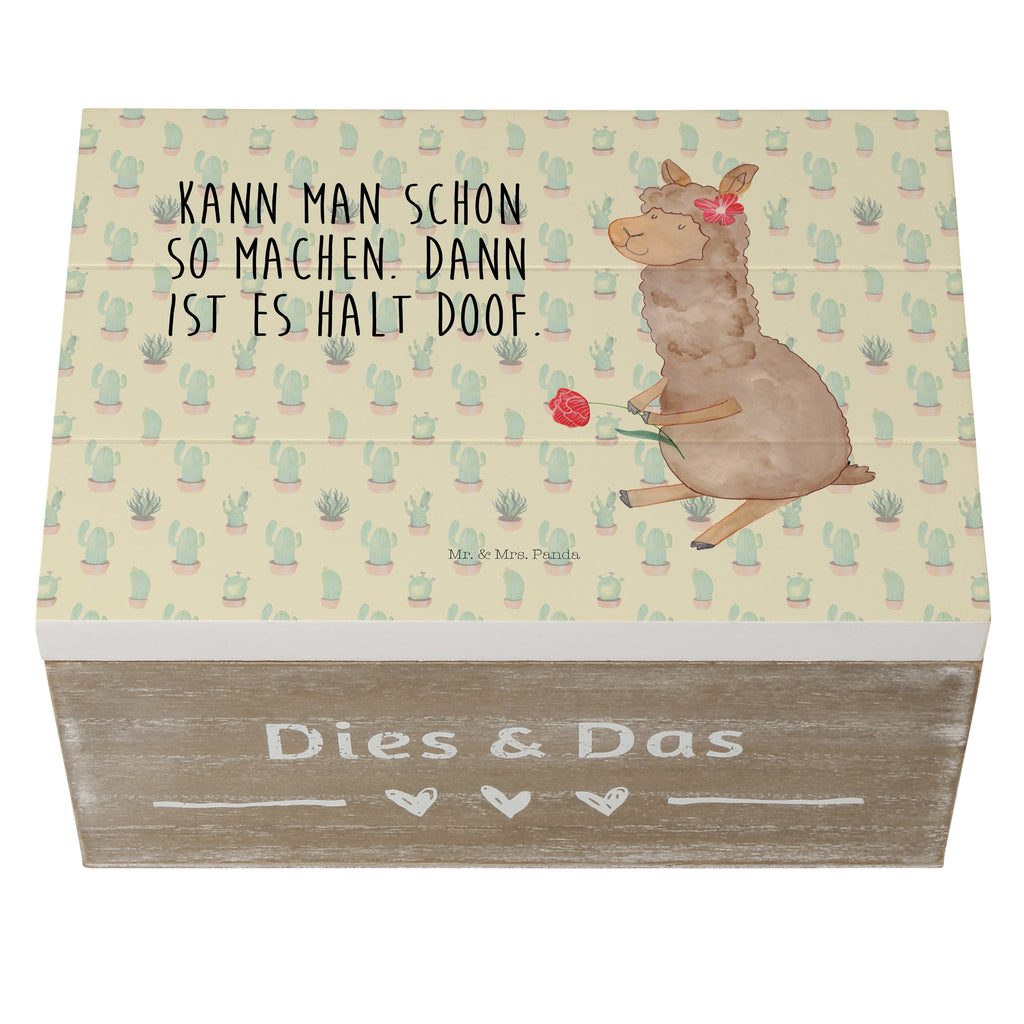 Holzkiste Alpaka Blume Holzkiste, Kiste, Schatzkiste, Truhe, Schatulle, XXL, Erinnerungsbox, Erinnerungskiste, Dekokiste, Aufbewahrungsbox, Alpaka, Lama, Blume, Lamas, Alpaka Zitat, Alpaka Spruch, Alpaka Dekor, Alpaka Geschenk, Alpaka Dekoration, Alpaka Witz, Motiv Alpaka