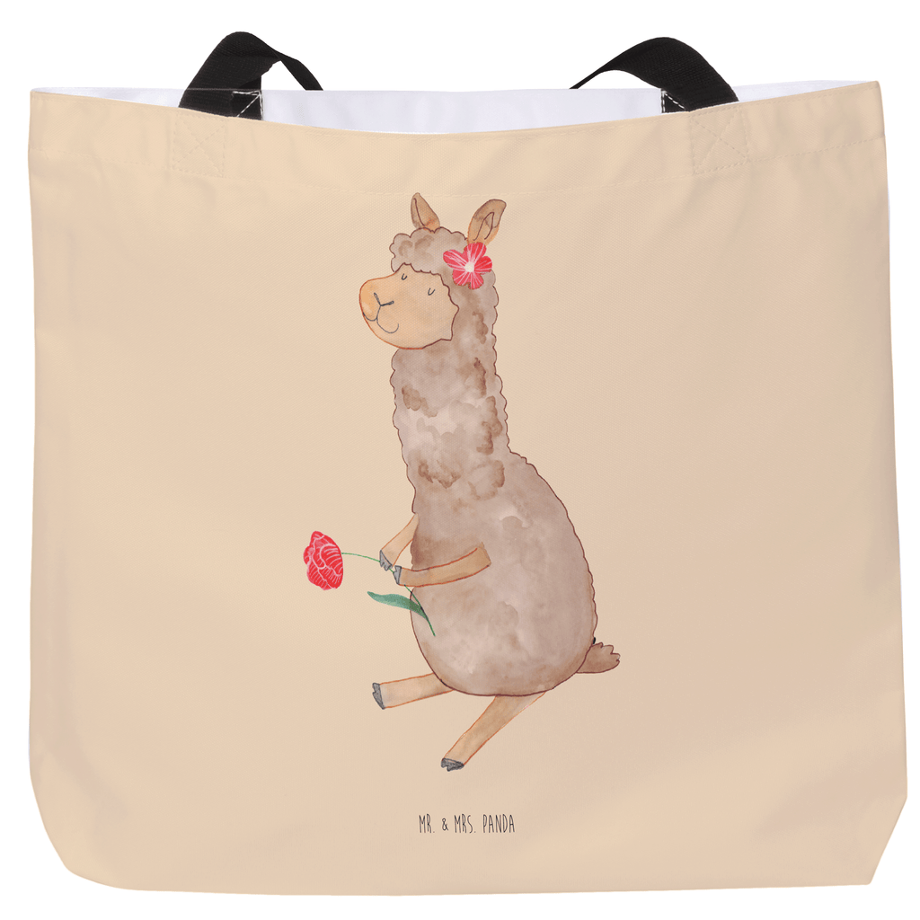 Shopper Alpaka Blume Beutel, Einkaufstasche, Tasche, Strandtasche, Einkaufsbeutel, Shopper, Schultasche, Freizeittasche, Tragebeutel, Schulbeutel, Alltagstasche, Alpaka, Lama, Blume, Lamas, Alpaka Zitat, Alpaka Spruch, Alpaka Dekor, Alpaka Geschenk, Alpaka Dekoration, Alpaka Witz, Motiv Alpaka