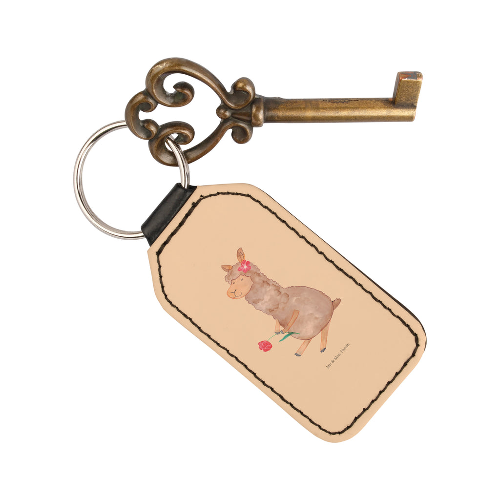 Rechteckig Schlüsselanhänger Alpaka Blume Schlüsselanhänger, Anhänger, Taschenanhänger, Glücksbringer, Schutzengel, Alpaka, Lama, Blume, Lamas, Alpaka Zitat, Alpaka Spruch, Alpaka Dekor, Alpaka Geschenk, Alpaka Dekoration, Alpaka Witz, Motiv Alpaka