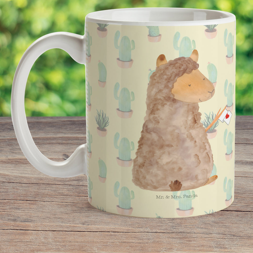 Kindertasse Alpaka Fahne Kunststoff Tasse, Kindergarten, Tasse, Trinkbecher, Camping Becher, Kaffeetasse, Kunststoffbecher, Kindergartenbecher, Outdoorgeschirr, Kunststoffgeschirr, Reisebecher, Reisetasse, Kinderbecher, Alpaka, Lama, Alpakas, Lamas, Liebe