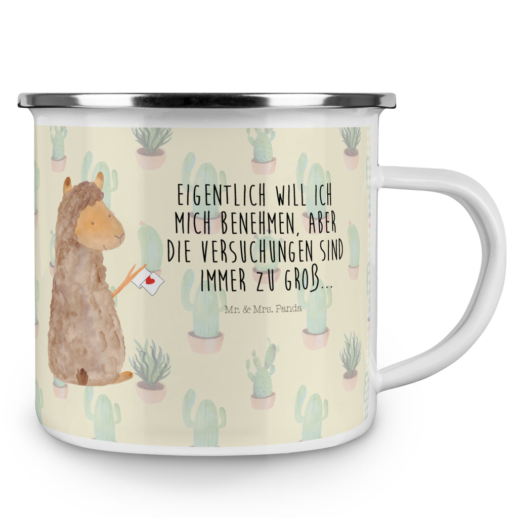 Camping Emaille Tasse Alpaka Fahne Campingtasse, Trinkbecher, Metalltasse, Outdoor Tasse, Emaille Trinkbecher, Blechtasse Outdoor, Emaille Campingbecher, Edelstahl Trinkbecher, Metalltasse für Camping, Kaffee Blechtasse, Camping Tasse Metall, Alpaka, Lama, Alpakas, Lamas, Liebe