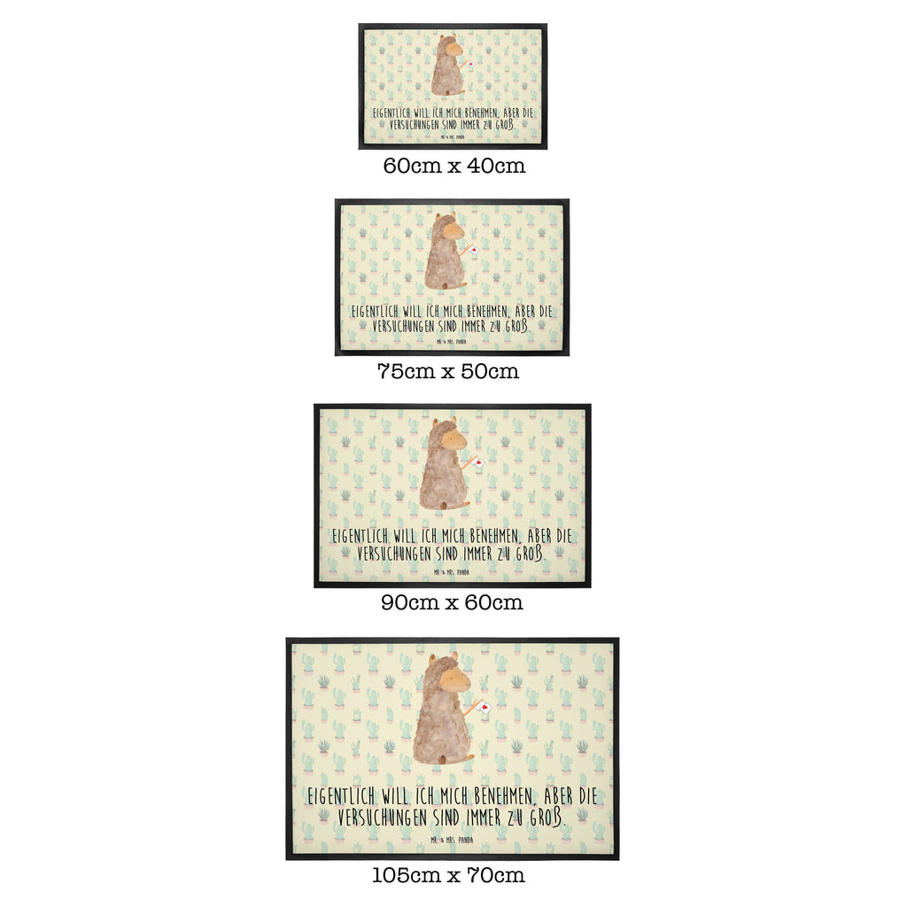 Fußmatte Alpaka Fahne Alpaka, Alpakas, Lama, Lamas, Liebe Türvorleger, Schmutzmatte, Fußabtreter, Matte, Schmutzfänger, Fußabstreifer, Schmutzfangmatte, Türmatte, Motivfußmatte,  Haustürmatte, Vorleger  Alpaka, Lama