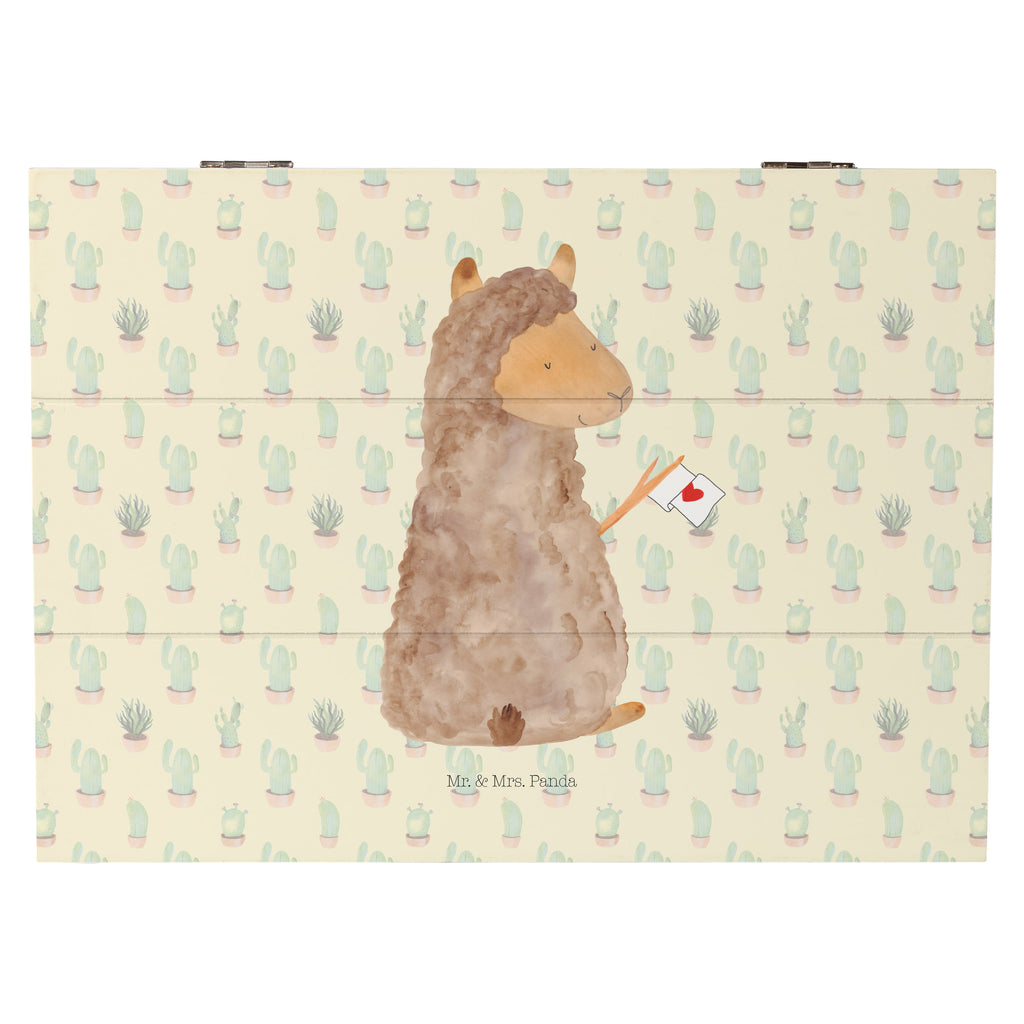 Holzkiste Alpaka Fahne Holzkiste, Kiste, Schatzkiste, Truhe, Schatulle, XXL, Erinnerungsbox, Erinnerungskiste, Dekokiste, Aufbewahrungsbox, Alpaka, Lama, Alpakas, Lamas, Liebe