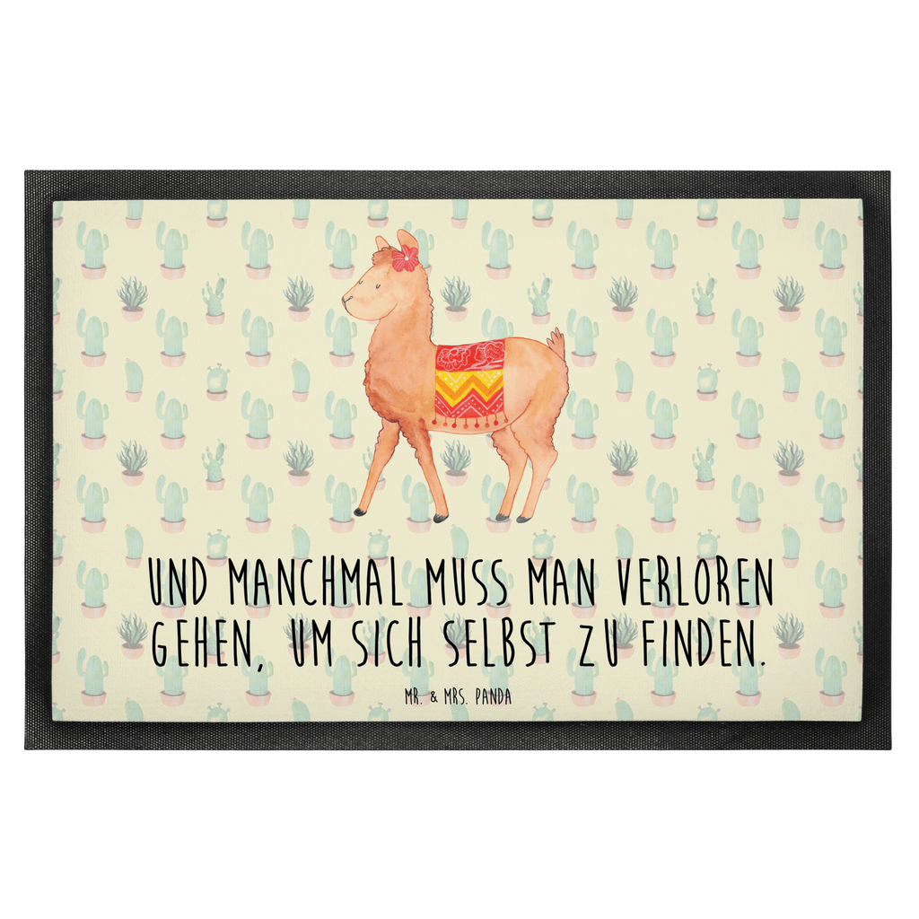 Fußmatte Alpaka stolz  Türvorleger, Schmutzmatte, Fußabtreter, Matte, Schmutzfänger, Fußabstreifer, Schmutzfangmatte, Türmatte, Motivfußmatte,  Haustürmatte, Vorleger  Alpaka, Lama