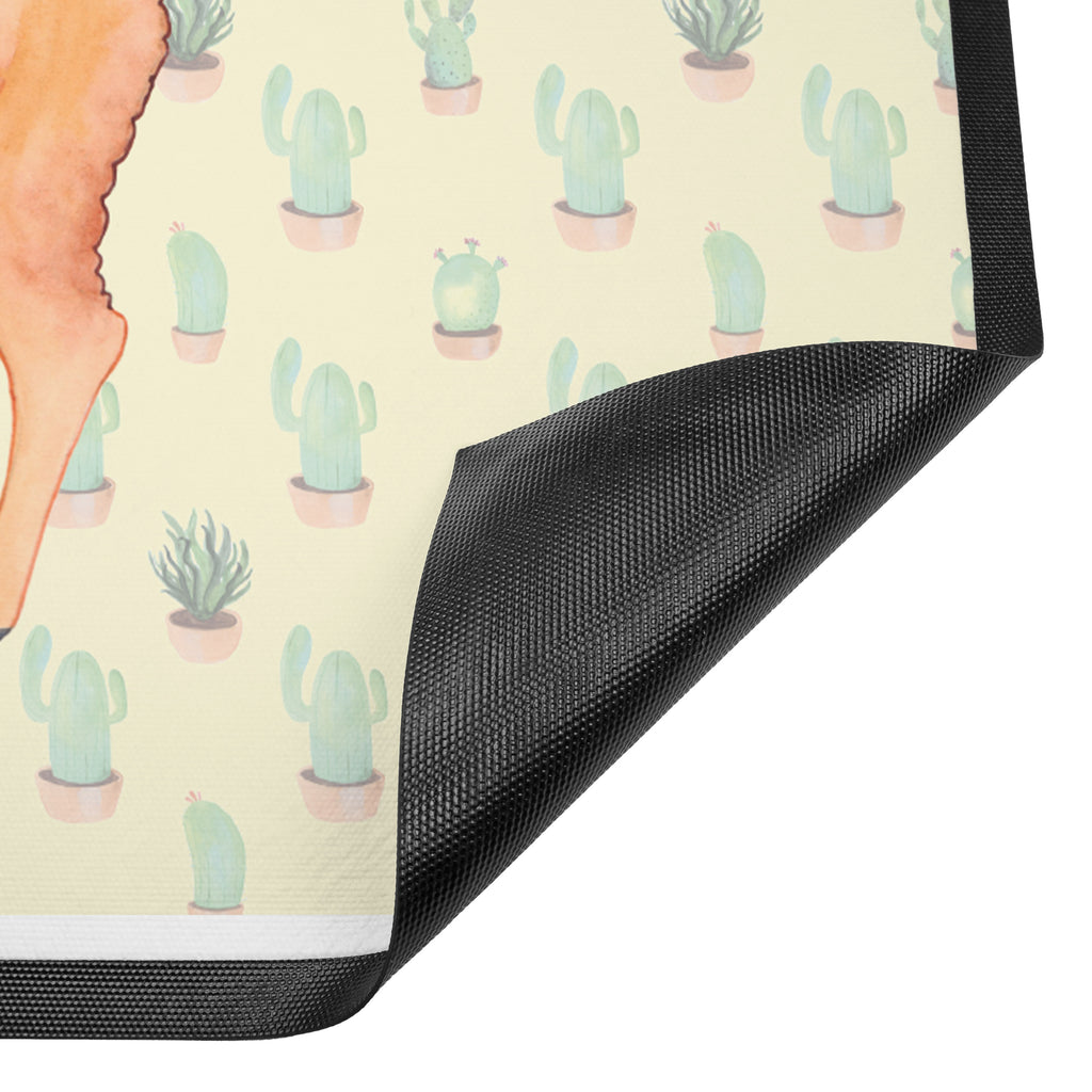 Fußmatte Alpaka stolz  Türvorleger, Schmutzmatte, Fußabtreter, Matte, Schmutzfänger, Fußabstreifer, Schmutzfangmatte, Türmatte, Motivfußmatte,  Haustürmatte, Vorleger  Alpaka, Lama