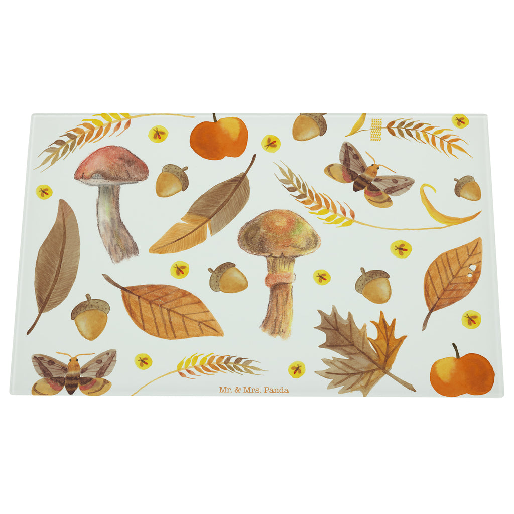 Medium Glas Schneidbrett Herbst Glasschneidebrett, Schneidebrett, Blumen Deko, Frühlings Deko, Sommer Deko, Dekoration, positive Botschaft, Naturliebhaber, Outdoor, Natur, Abenteuer, Herbst, Herbstlaub, Geschenk Natur, Jahreszeit Motiv, Naturmotiv, Blätter, Blatt, September, Oktober, November, Pilze