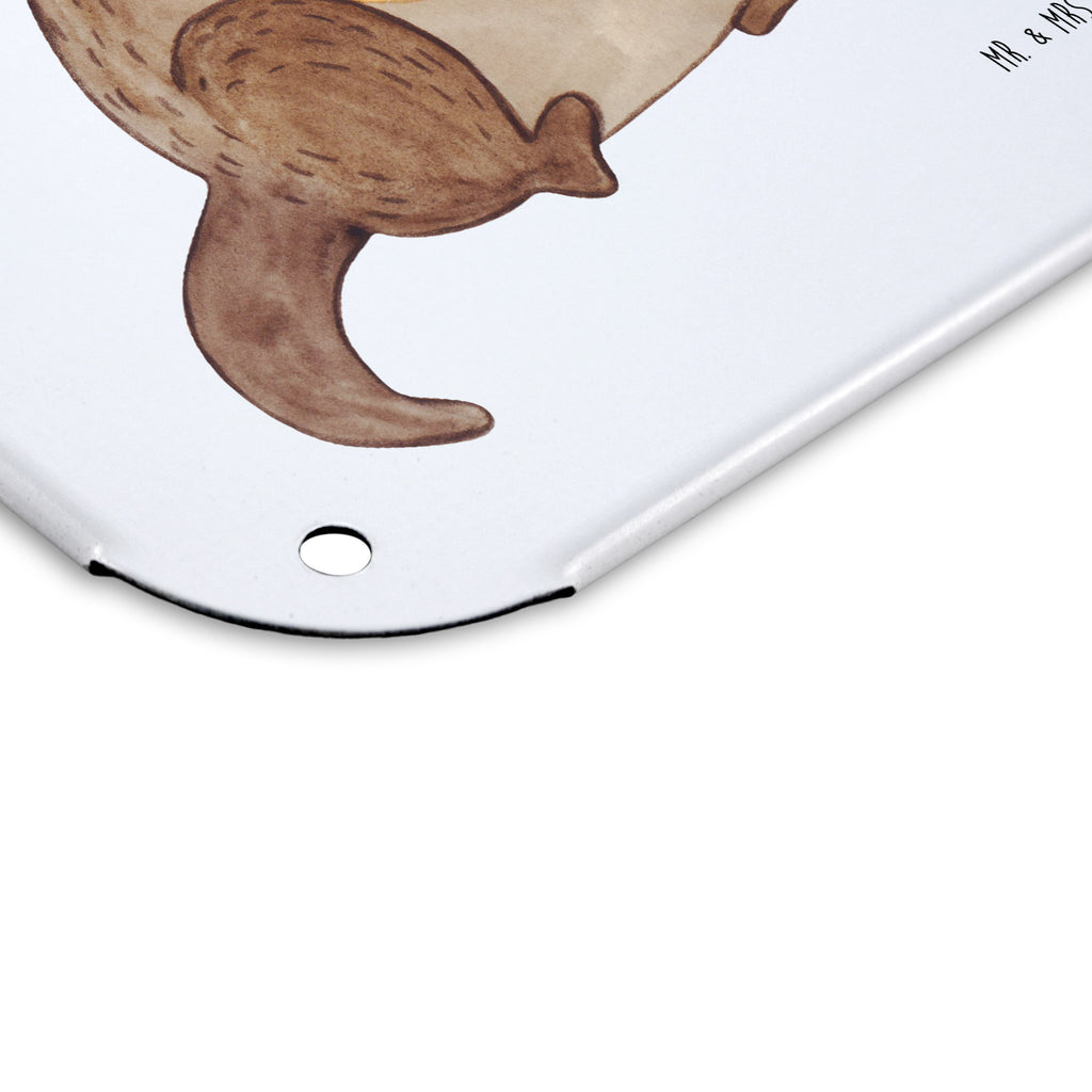 Blechschild Otter Blumenstrauß Otter Seeotter See Otter Blechschild, Metallschild, Geschenk Schild, Schild, Magnet-Metall-Schild, Deko Schild, Wandschild, Wand-Dekoration, Türschild, Wandschild, Metallschild  Otter,  Fischotter,  Seeotter
