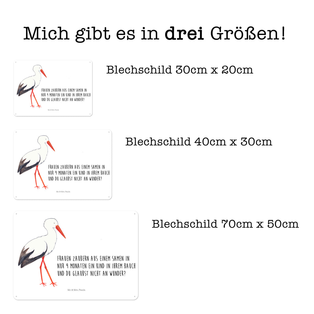 Blechschild Storch Storch, Störche, Schwangerschaft, Geburt, Mutter, Mütter, Mutter werden, Schwanger, Babybauch, Baby	 Blechschild, Metallschild, Geschenk Schild, Schild, Magnet-Metall-Schild, Deko Schild, Wandschild, Wand-Dekoration, Türschild, Wandschild, Metallschild  süße Tiermotive, gute Laune, lustige Sprüche, Tiere