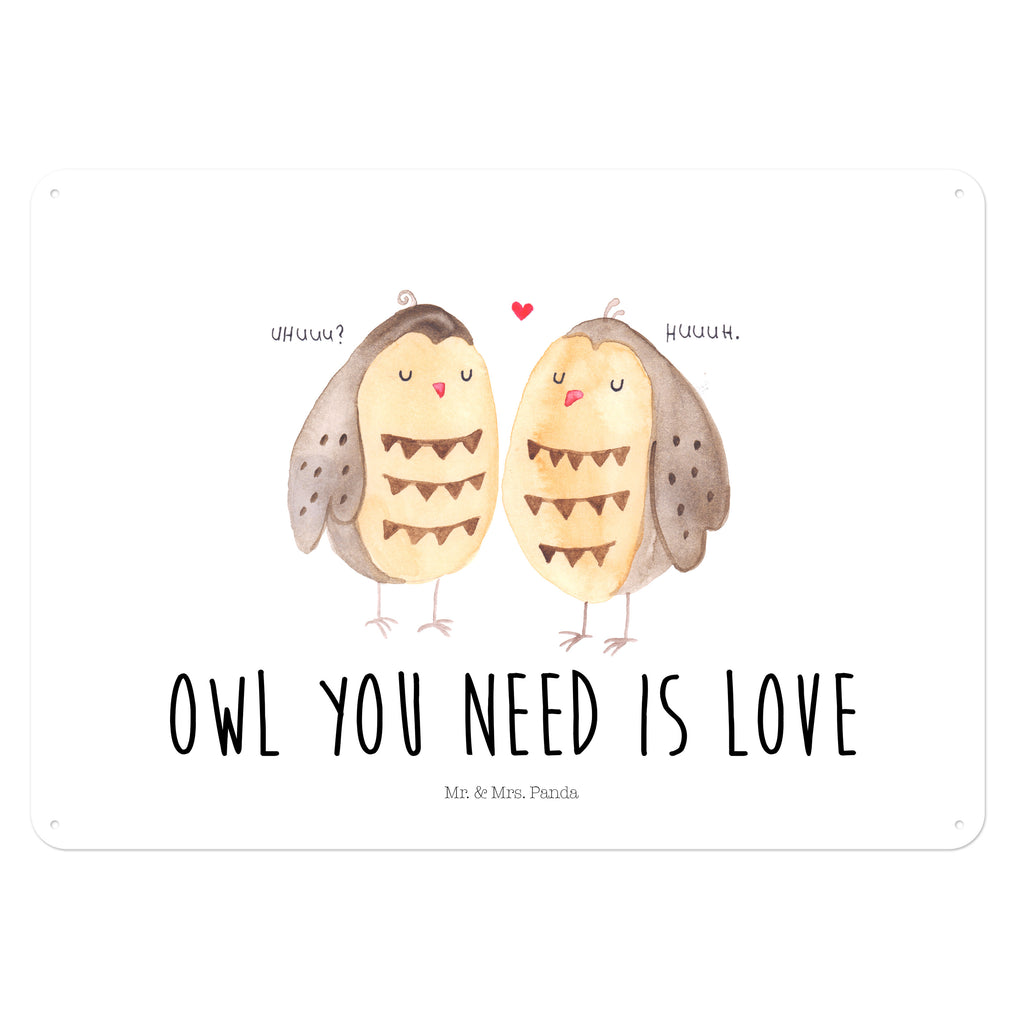 Blechschild Eule Liebe Eule, Eule Deko, Liebe, Hochzeit Spruch, Owl, All you need is love, Liebe Spruch, Freundin Geschenk, Freund, Wortspiel lustig Blechschild, Metallschild, Geschenk Schild, Schild, Magnet-Metall-Schild, Deko Schild, Wandschild, Wand-Dekoration, Türschild, Wandschild, Metallschild  Eule